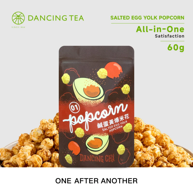 Pop-corn au jaune d’œuf salé