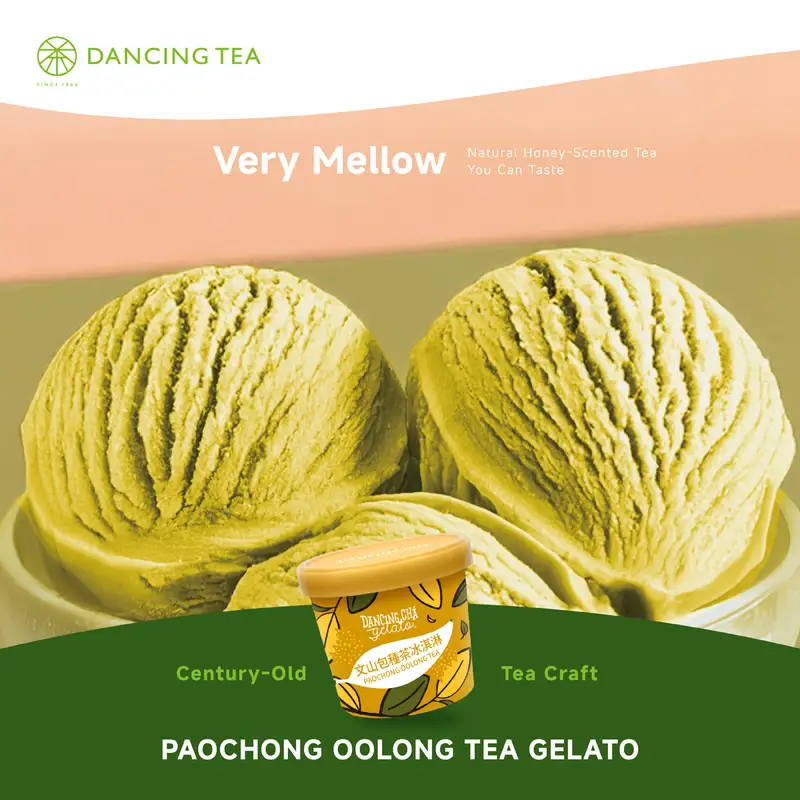 Paochong Oolong Tea Gelato