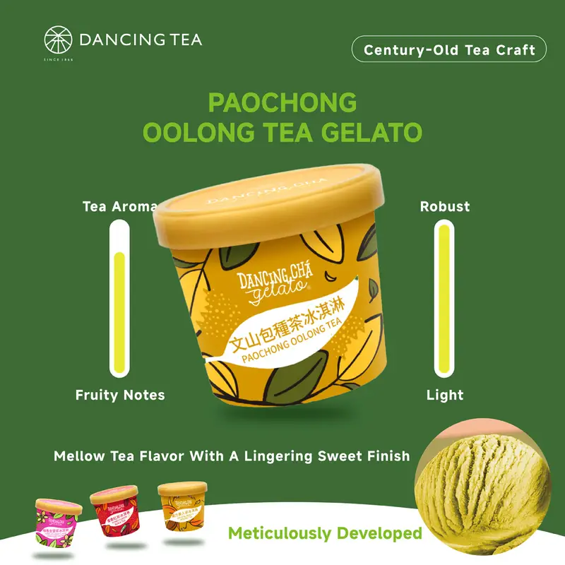 Paochong Oolong Tea Gelato