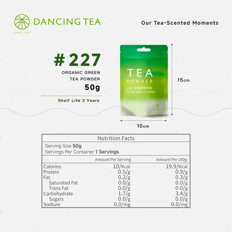 Organic Green Tea Powder 50g