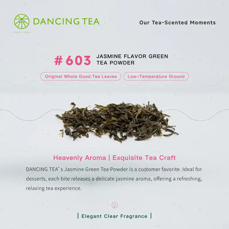 Jasmine Flavor Green Tea Powder