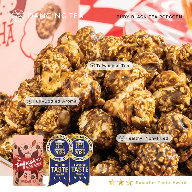 Ruby Black Tea Popcorn
