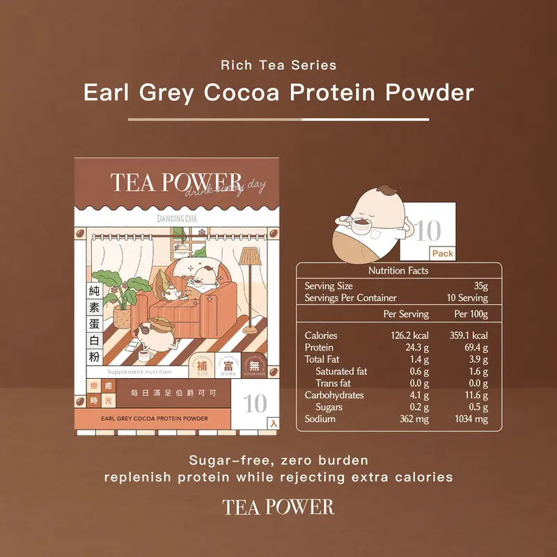 Early Grey Cocoa Protein Powder