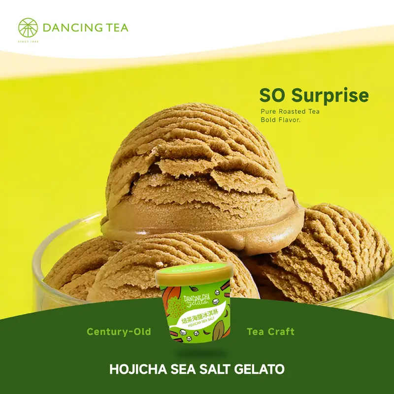 Hojicha Sea Salt Gelato