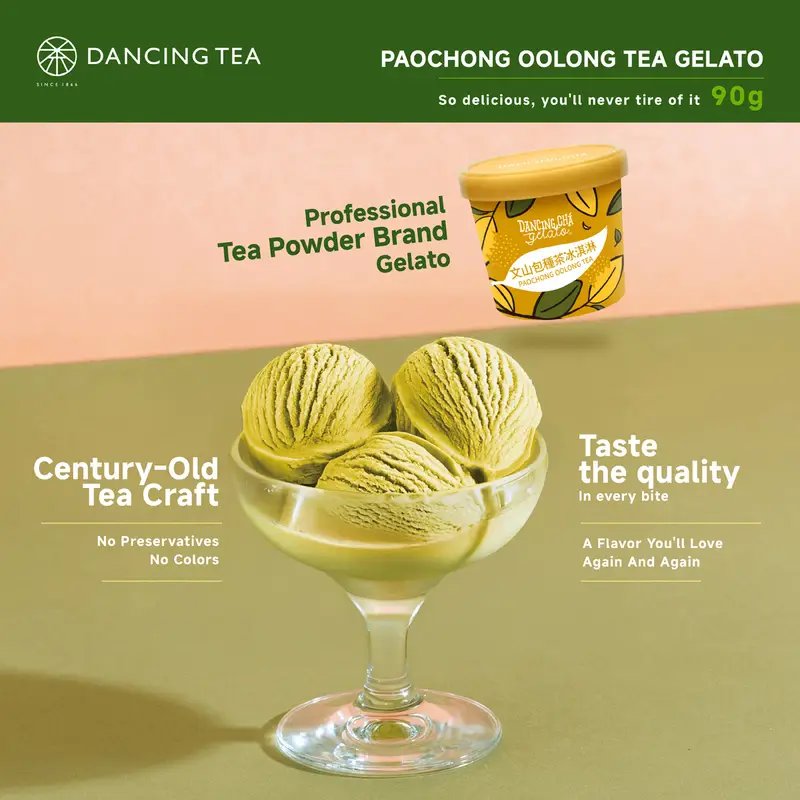 Paochong Oolong Tea Gelato