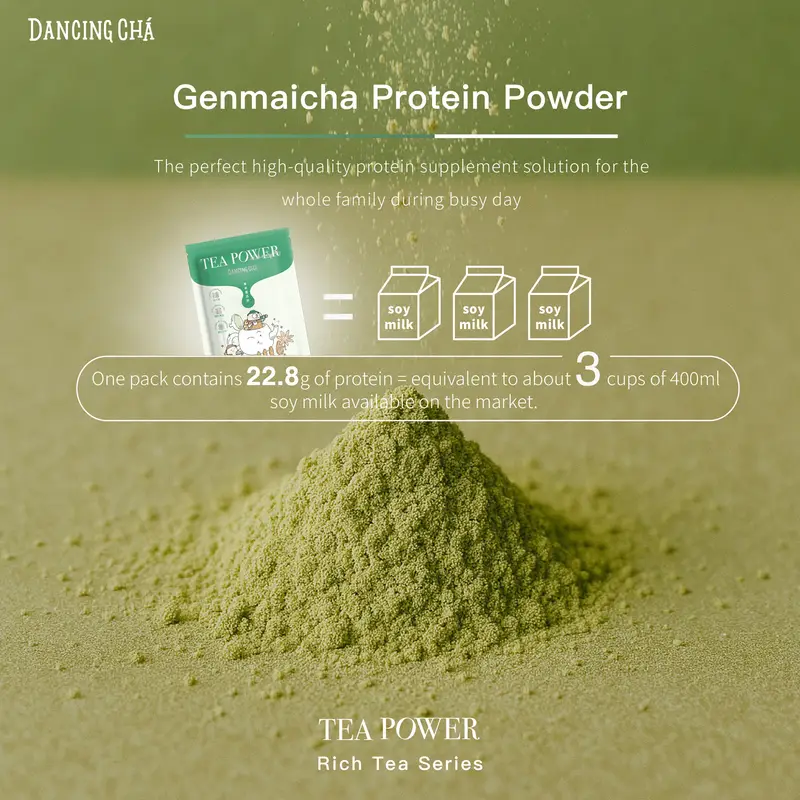 Genmaicha Protein Powder