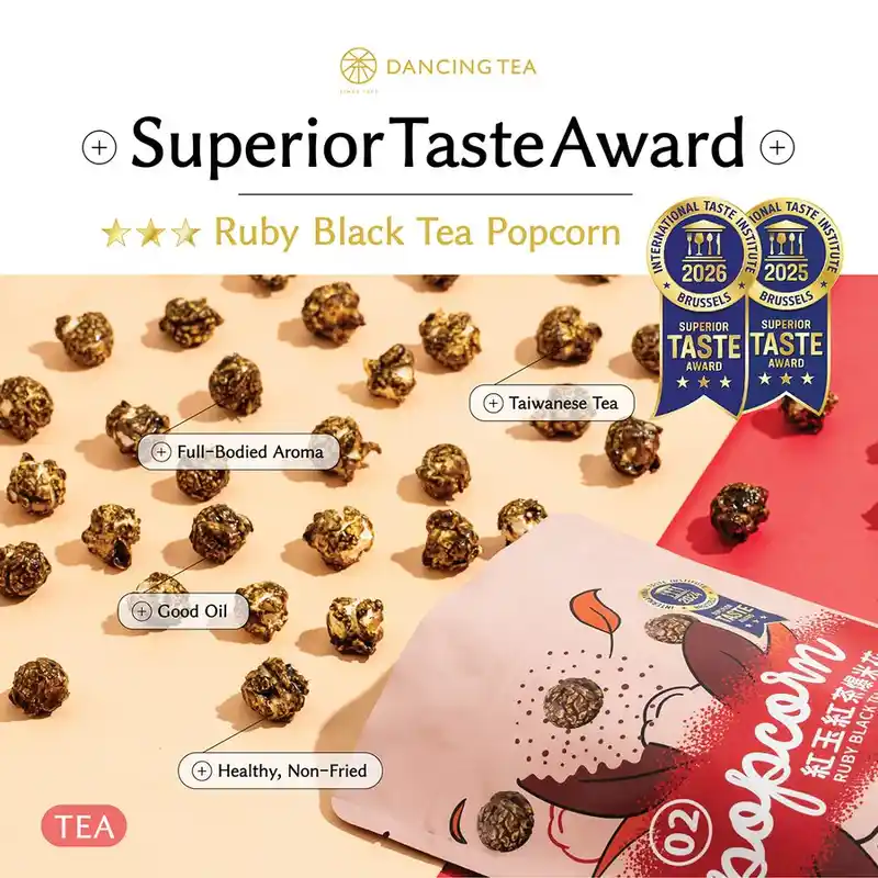 Ruby Black Tea Popcorn