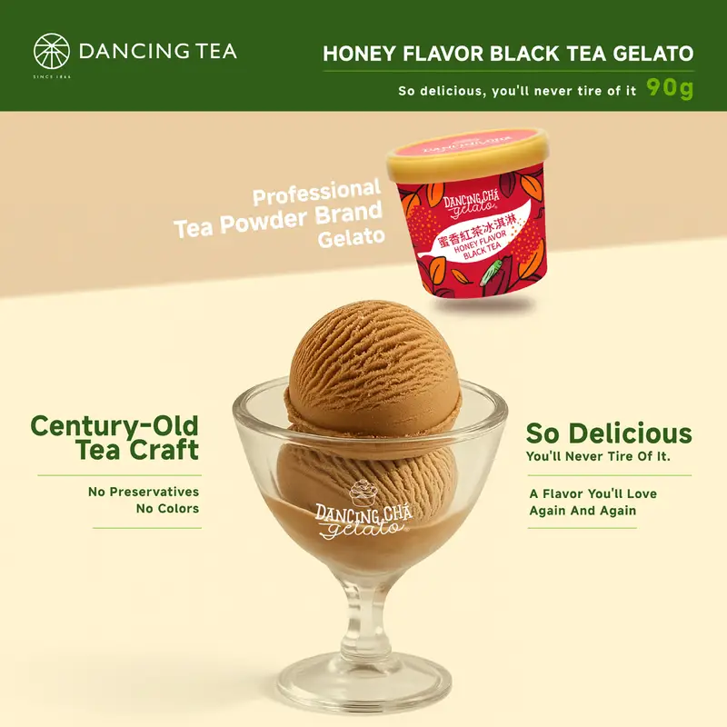 Honey Flavor Black Tea Gelato