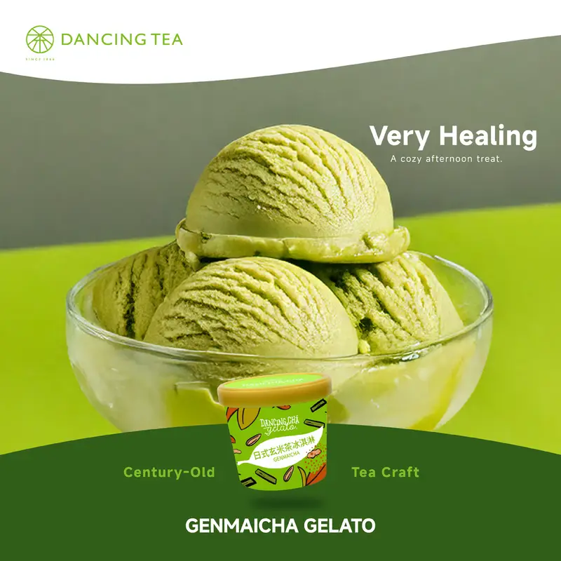Genmaicha Gelato