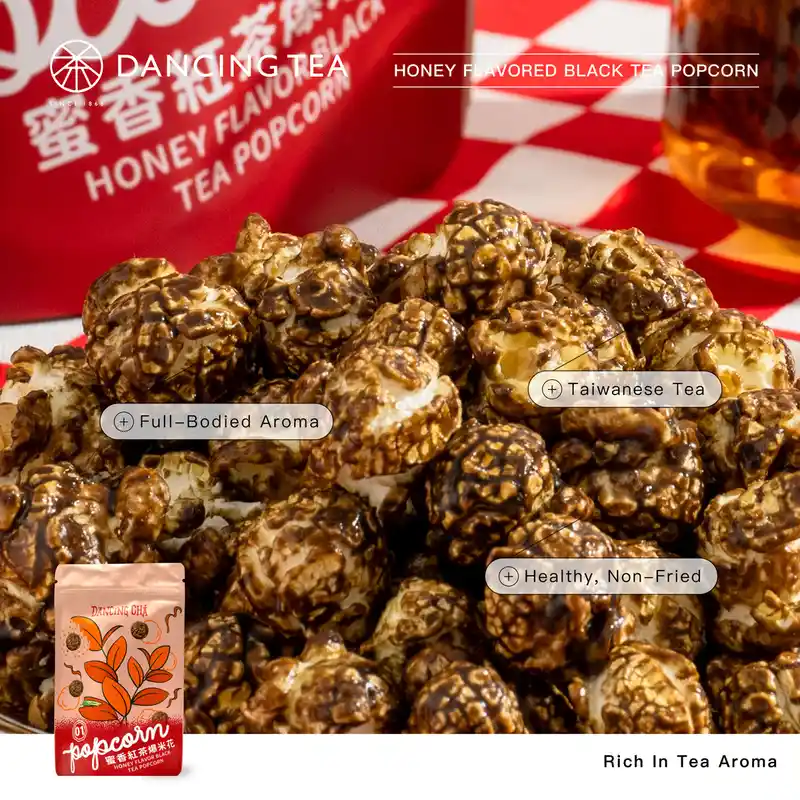 Honey Flavor Black Tea Popcorn