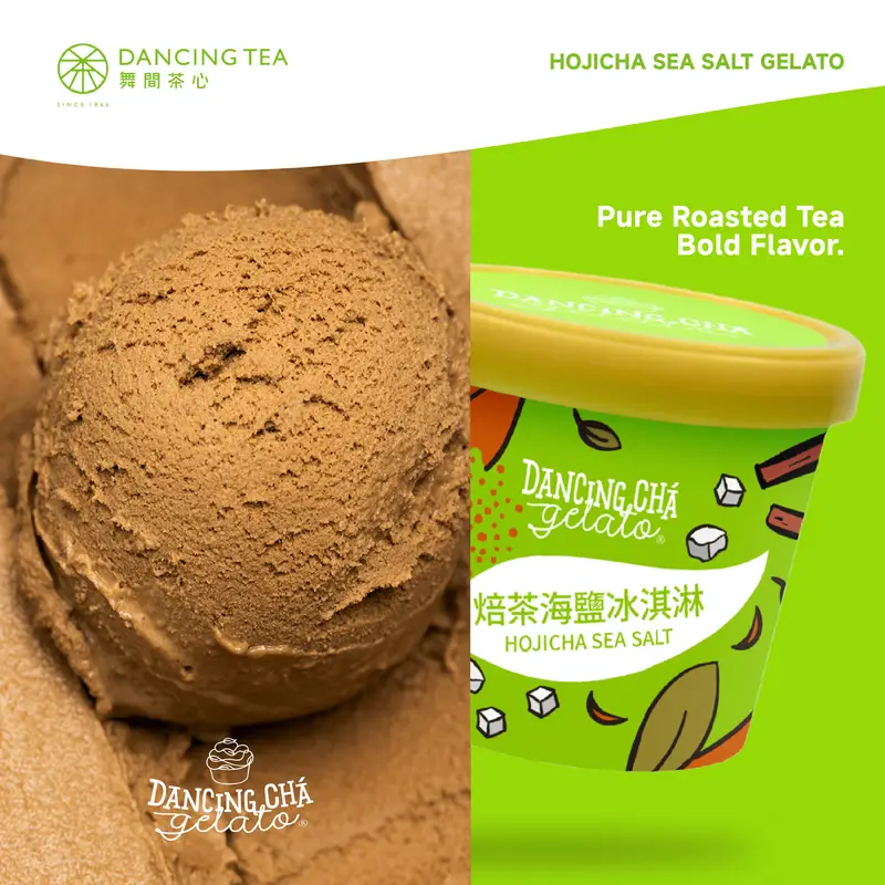 Hojicha Sea Salt Gelato